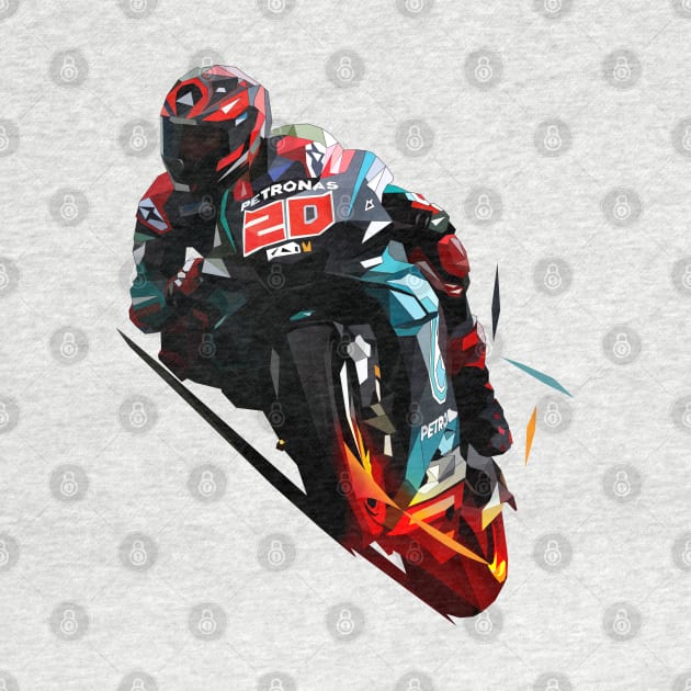 Fabio Quartararo Low Poly by pxl_g